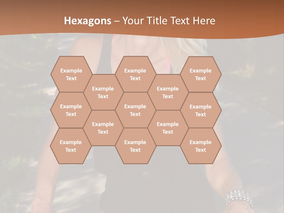 Mature Slender Happy PowerPoint Template