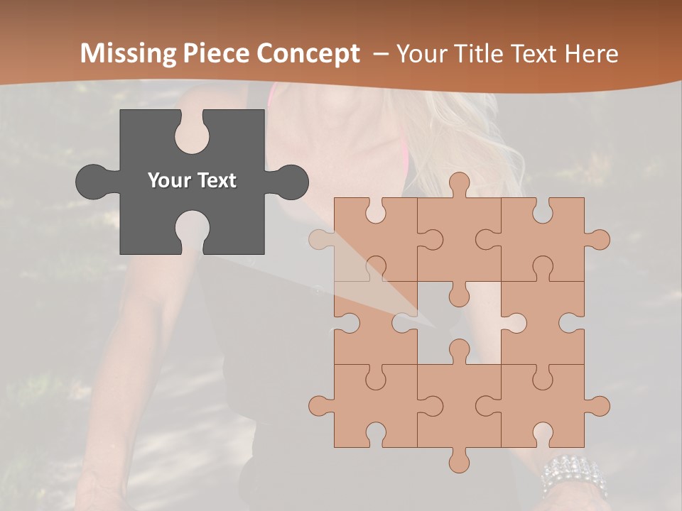 Mature Slender Happy PowerPoint Template