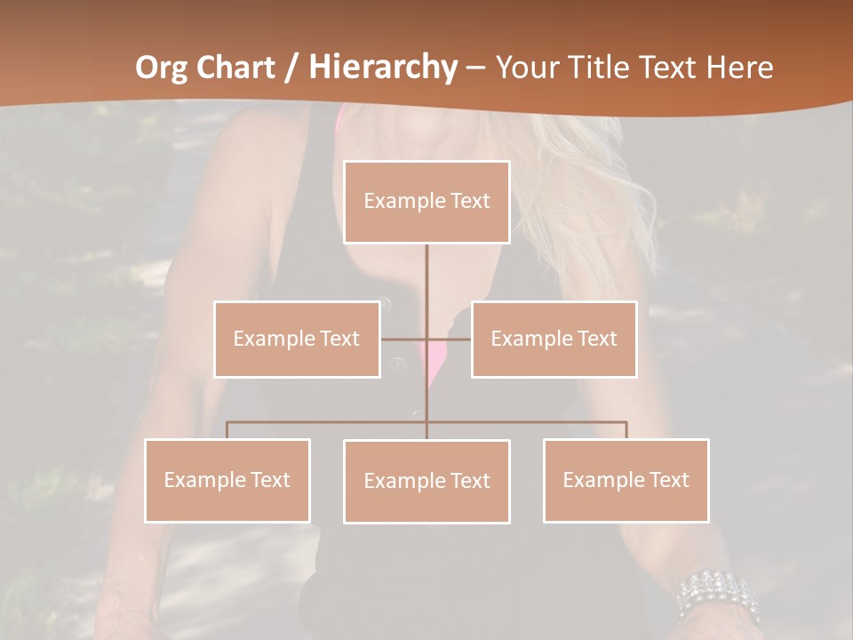 Mature Slender Happy PowerPoint Template