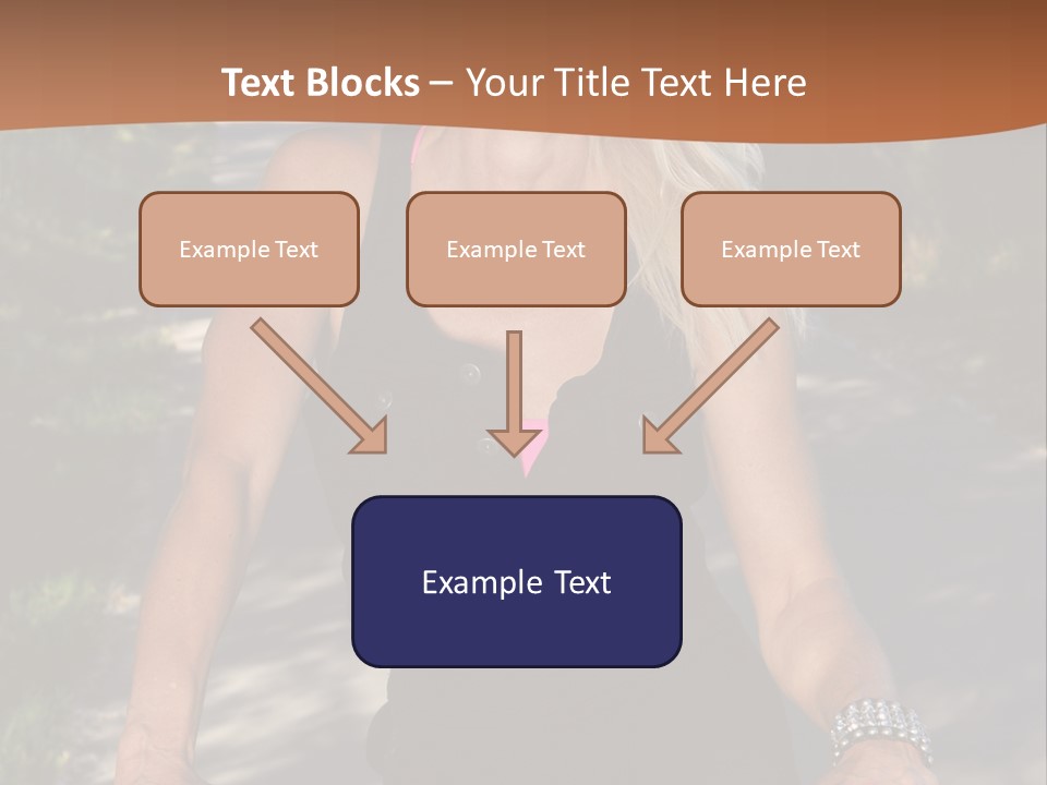 Mature Slender Happy PowerPoint Template
