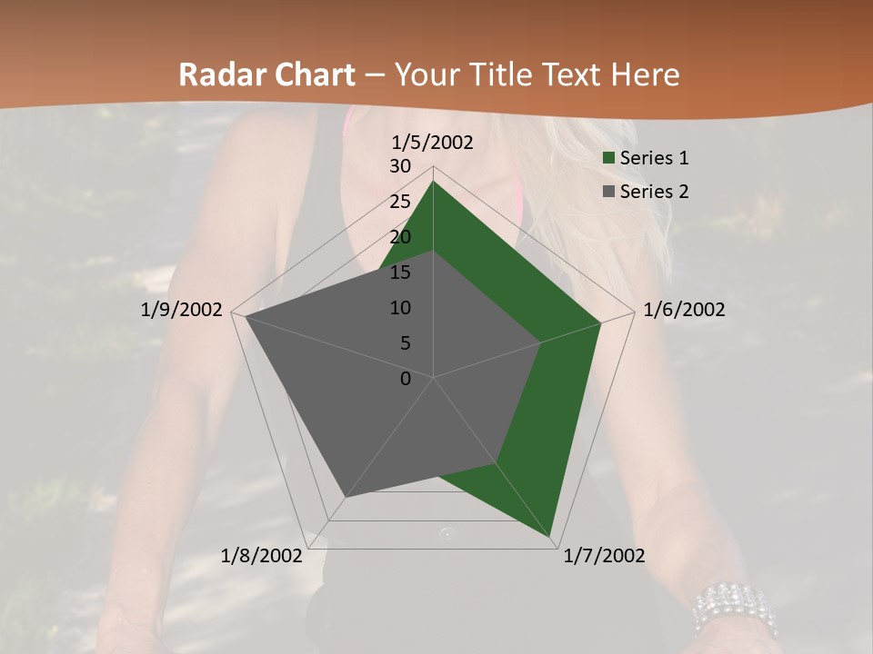 Mature Slender Happy PowerPoint Template