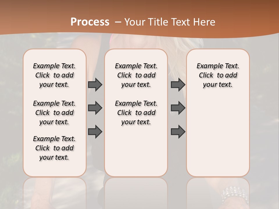 Mature Slender Happy PowerPoint Template