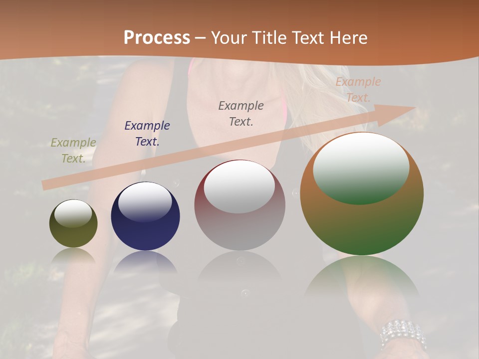 Mature Slender Happy PowerPoint Template