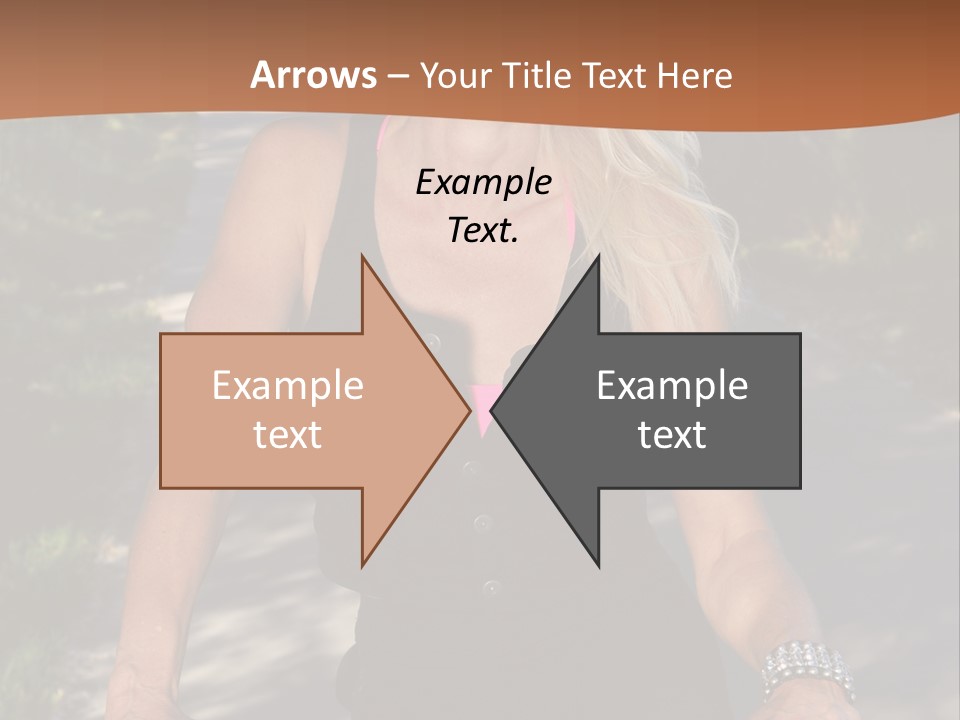 Mature Slender Happy PowerPoint Template