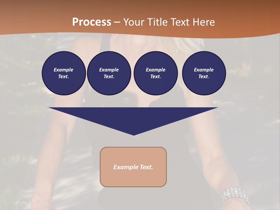 Mature Slender Happy PowerPoint Template