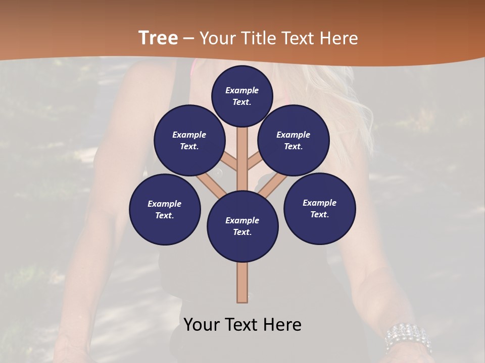 Mature Slender Happy PowerPoint Template