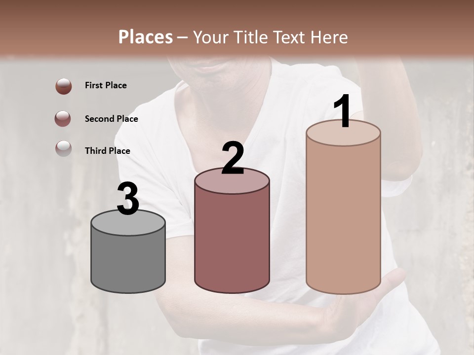 Exercise Meditation China PowerPoint Template