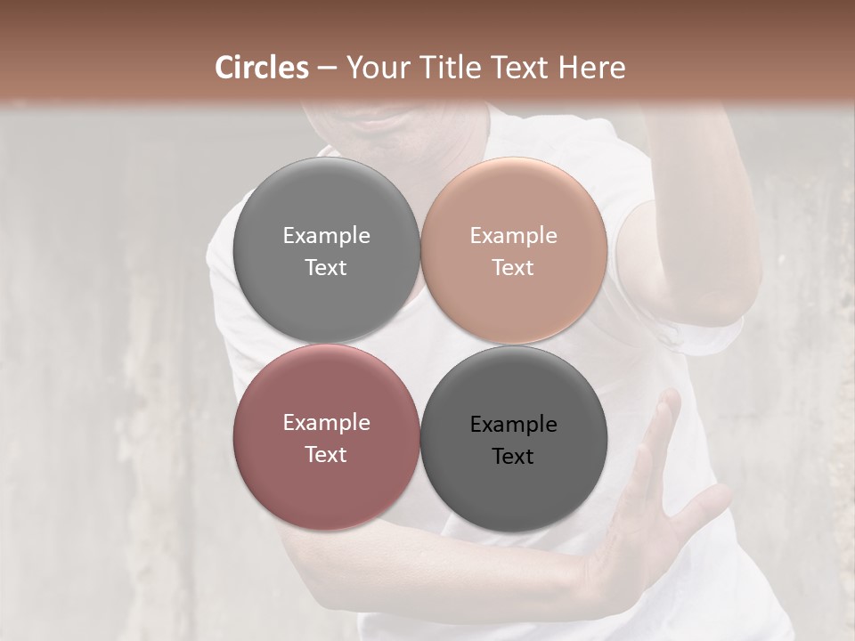 Exercise Meditation China PowerPoint Template