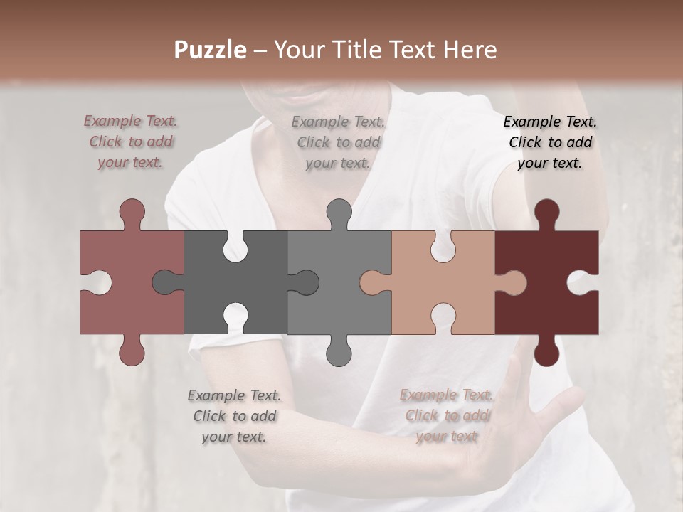 Exercise Meditation China PowerPoint Template