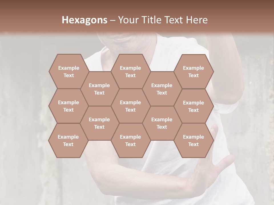 Exercise Meditation China PowerPoint Template