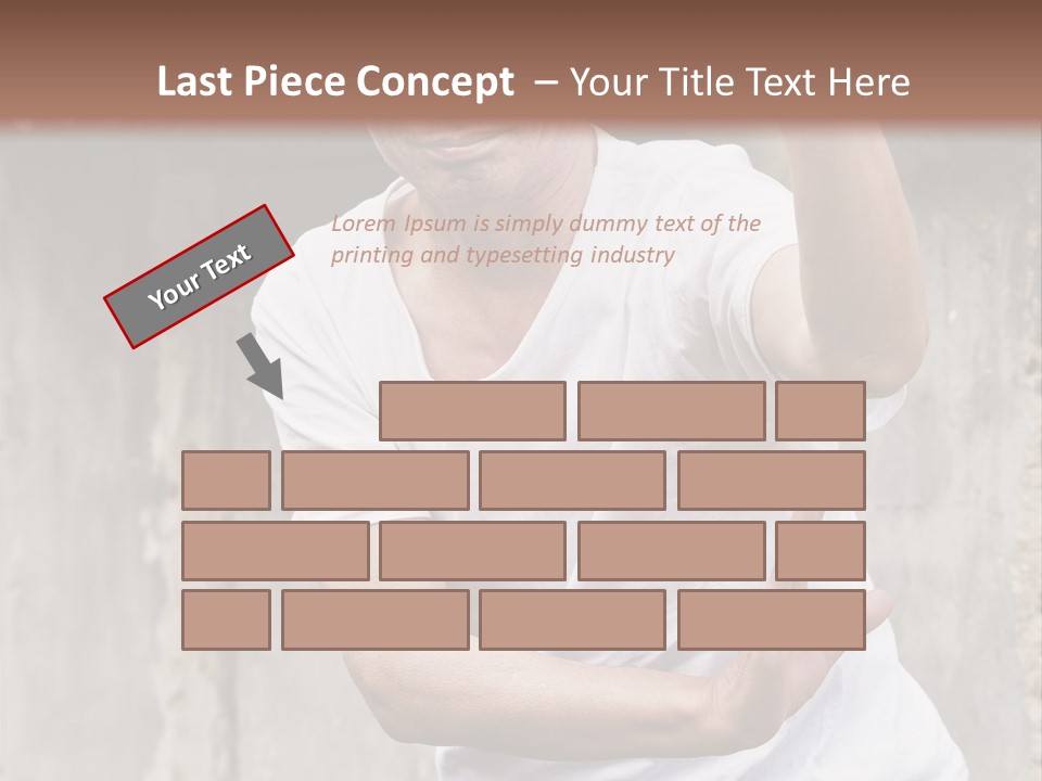 Exercise Meditation China PowerPoint Template