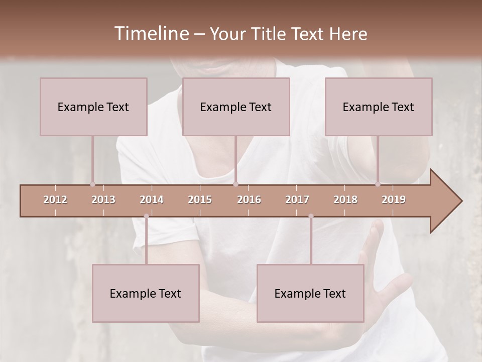 Exercise Meditation China PowerPoint Template