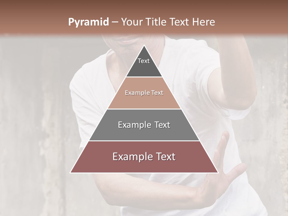 Exercise Meditation China PowerPoint Template