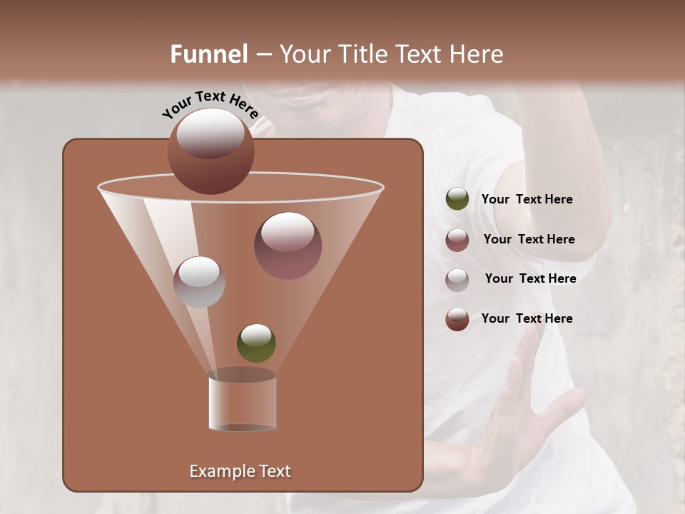 Exercise Meditation China PowerPoint Template
