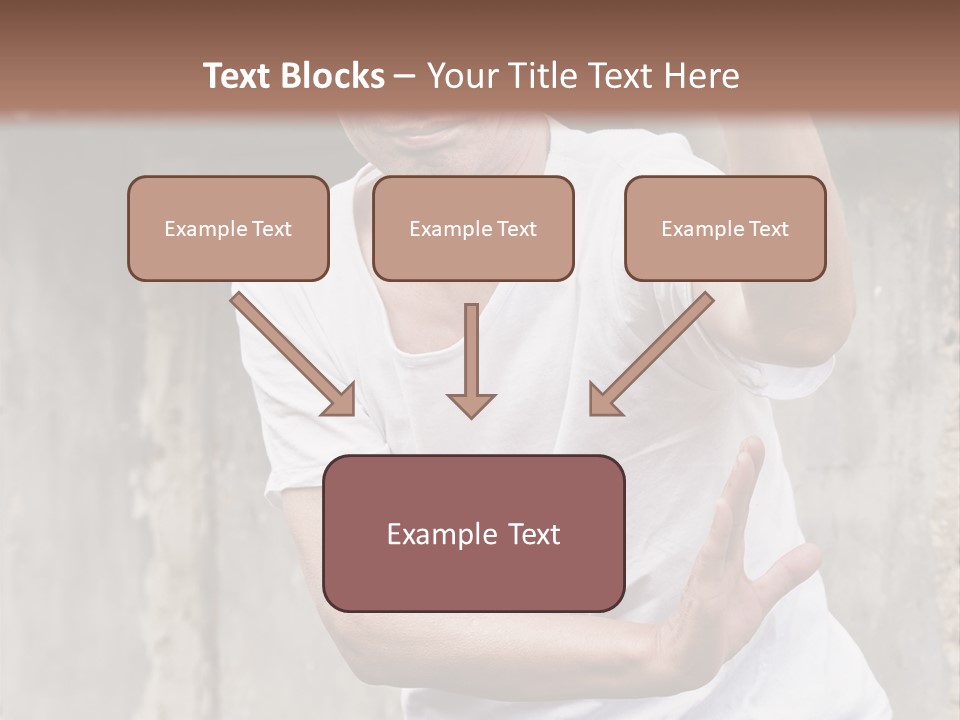 Exercise Meditation China PowerPoint Template