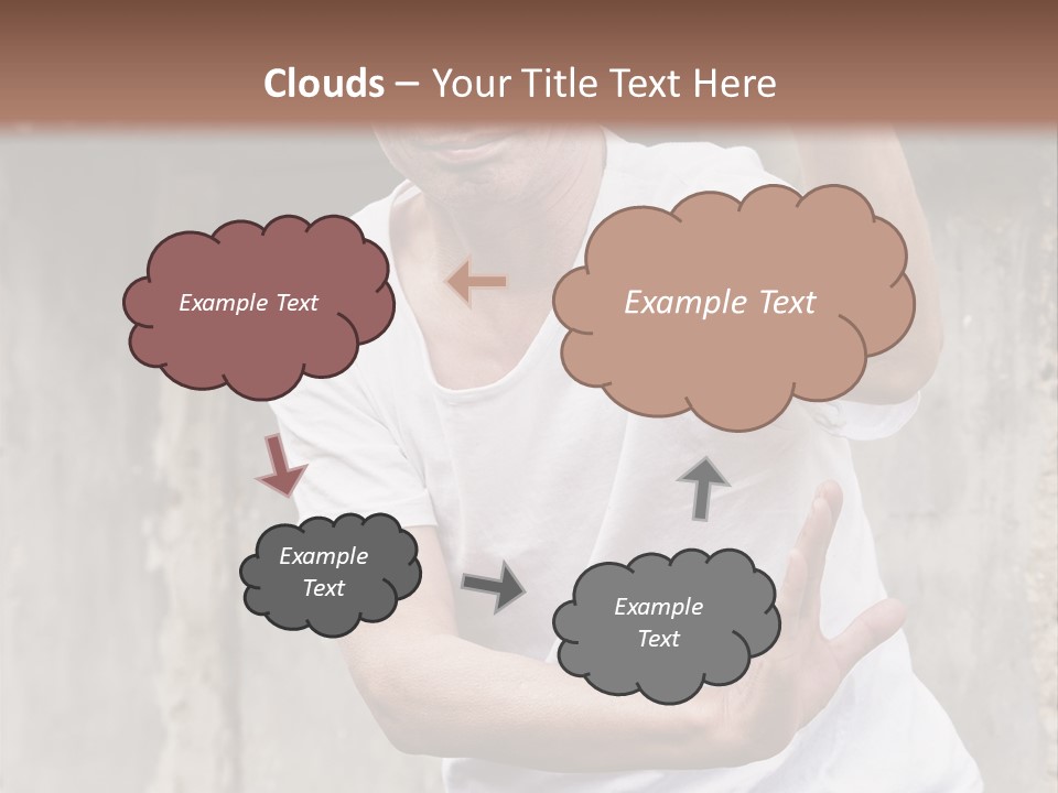 Exercise Meditation China PowerPoint Template