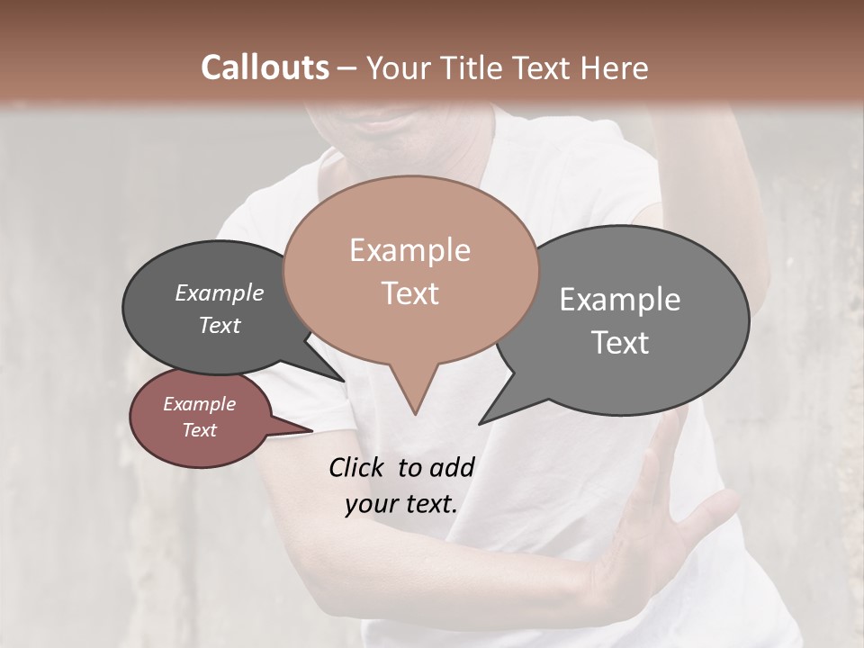 Exercise Meditation China PowerPoint Template