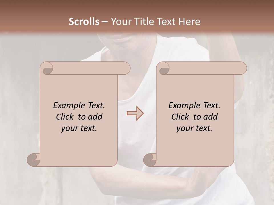 Exercise Meditation China PowerPoint Template