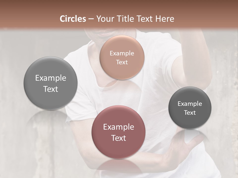 Exercise Meditation China PowerPoint Template