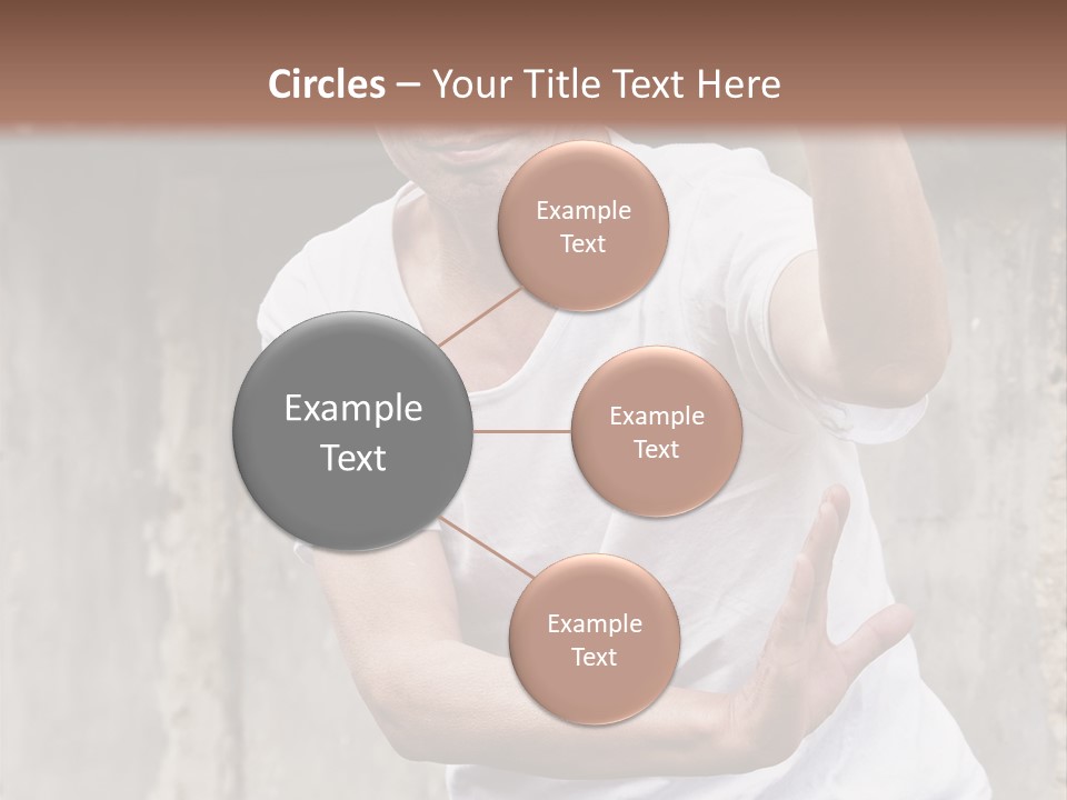 Exercise Meditation China PowerPoint Template