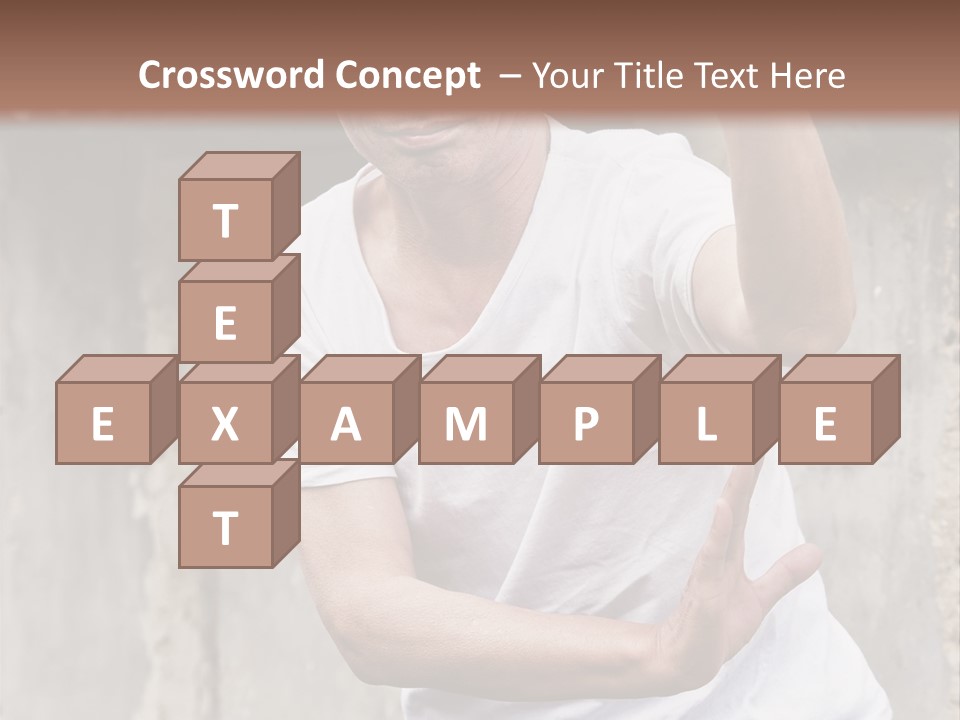 Exercise Meditation China PowerPoint Template