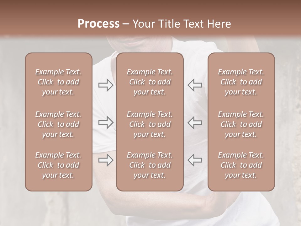 Exercise Meditation China PowerPoint Template