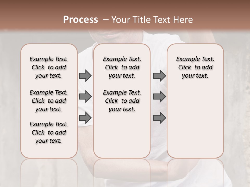 Exercise Meditation China PowerPoint Template