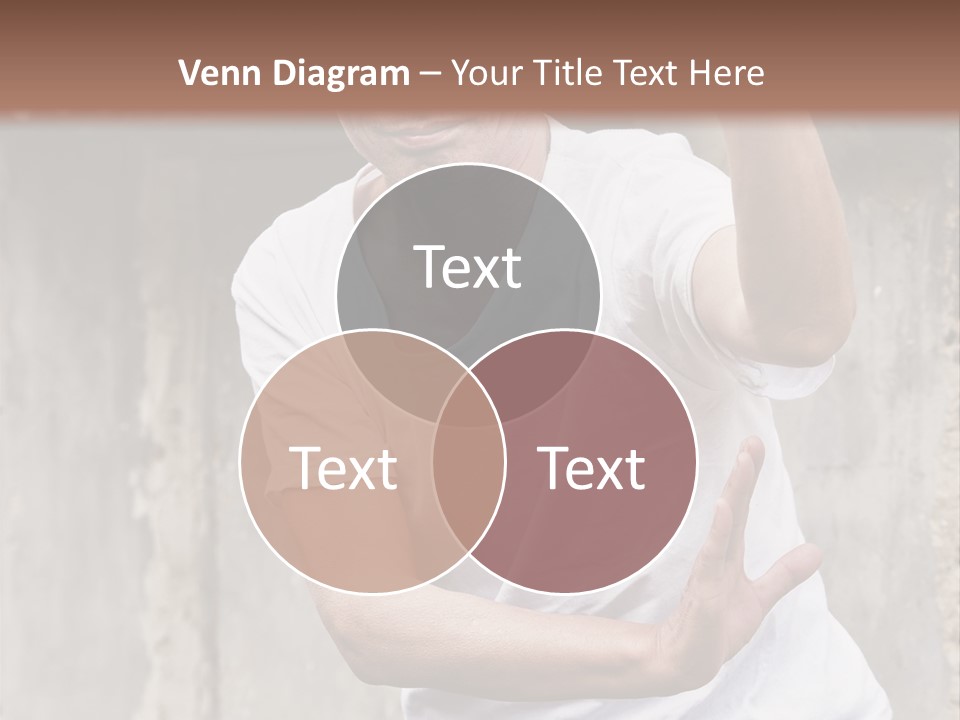 Exercise Meditation China PowerPoint Template