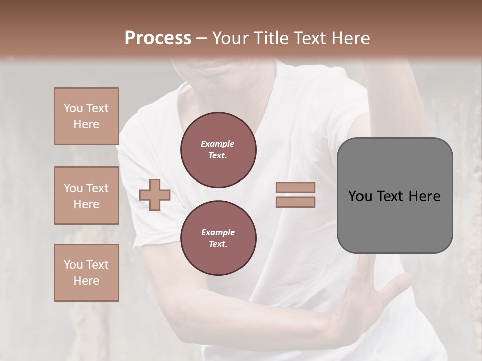 Exercise Meditation China PowerPoint Template