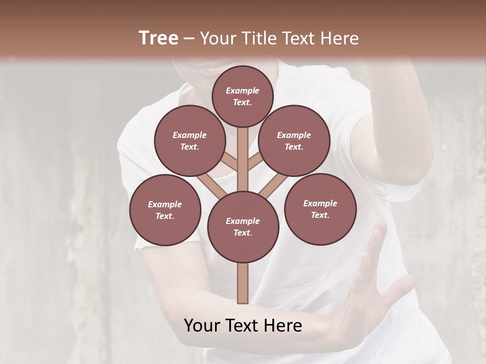 Exercise Meditation China PowerPoint Template