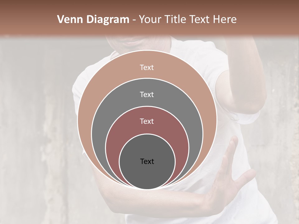 Exercise Meditation China PowerPoint Template