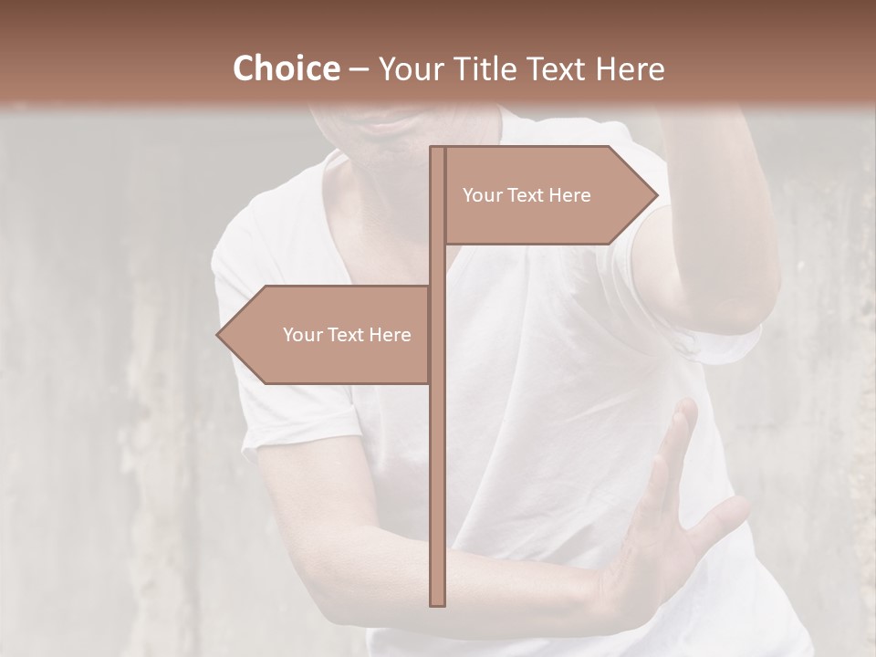 Exercise Meditation China PowerPoint Template