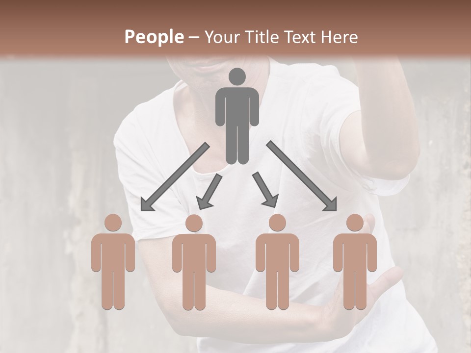 Exercise Meditation China PowerPoint Template