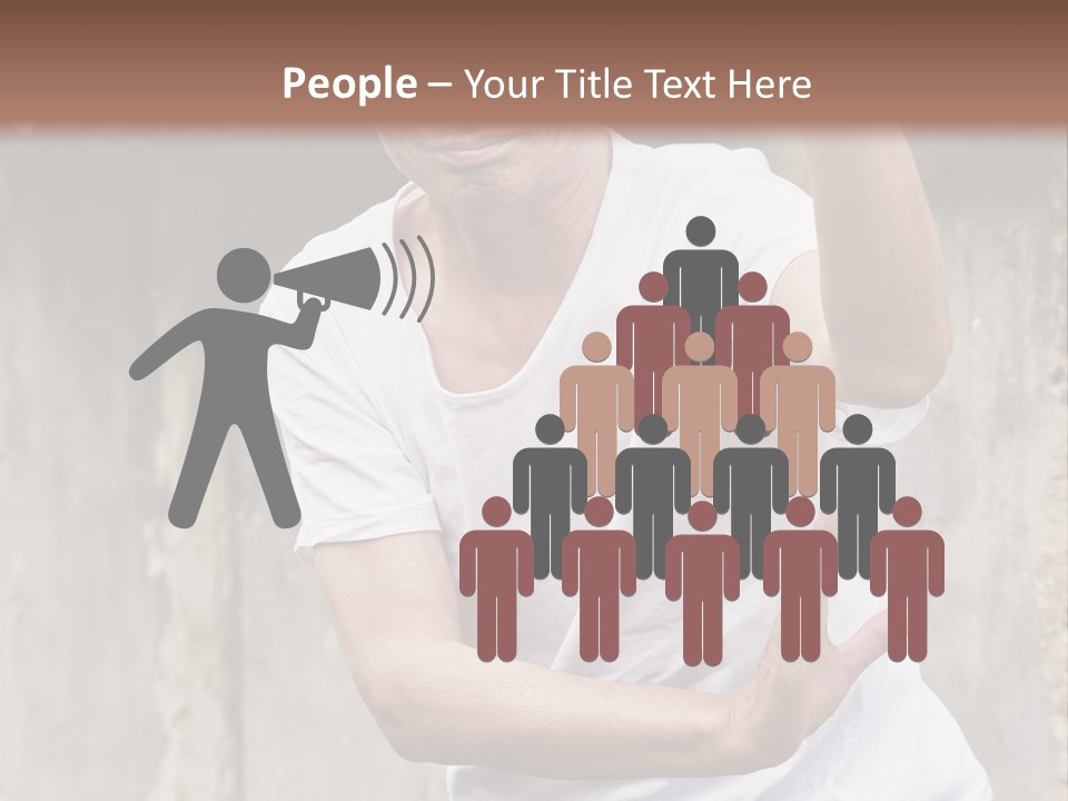 Exercise Meditation China PowerPoint Template