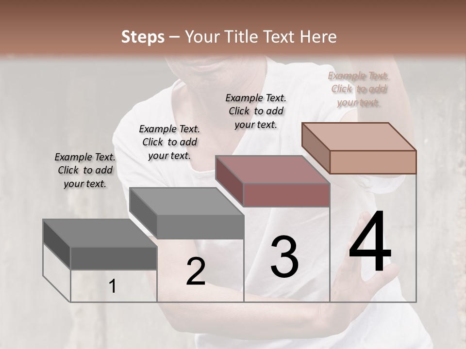 Exercise Meditation China PowerPoint Template