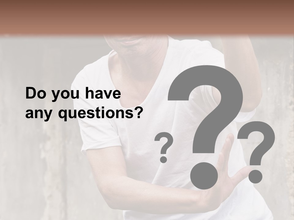 Exercise Meditation China PowerPoint Template