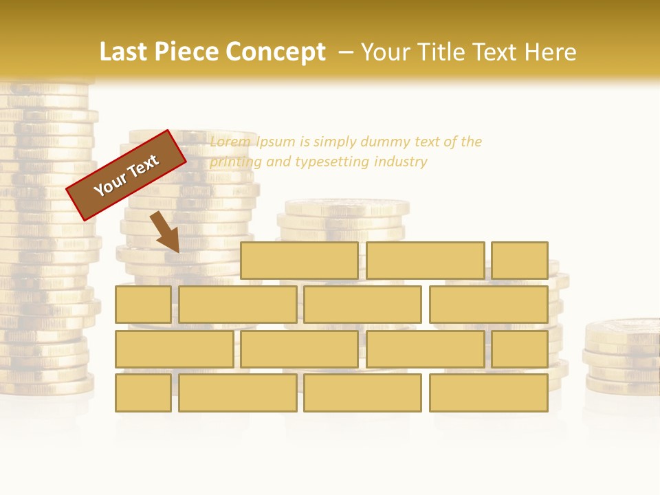 Pile Payment Group PowerPoint Template