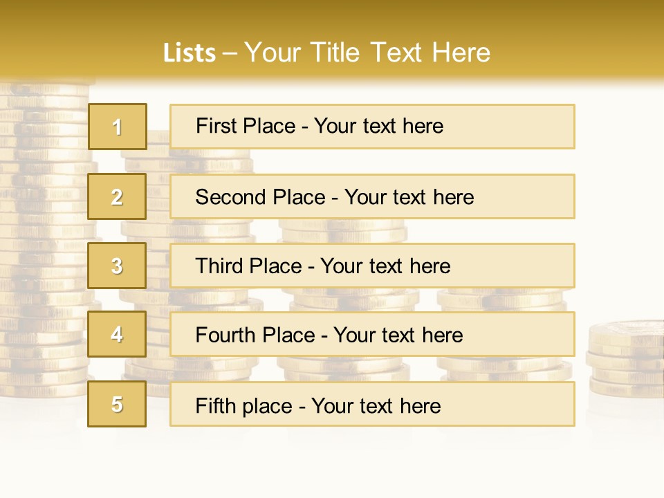 Pile Payment Group PowerPoint Template