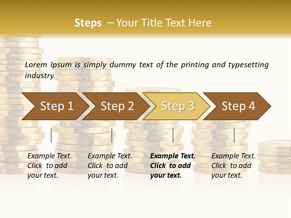 Pile Payment Group PowerPoint Template