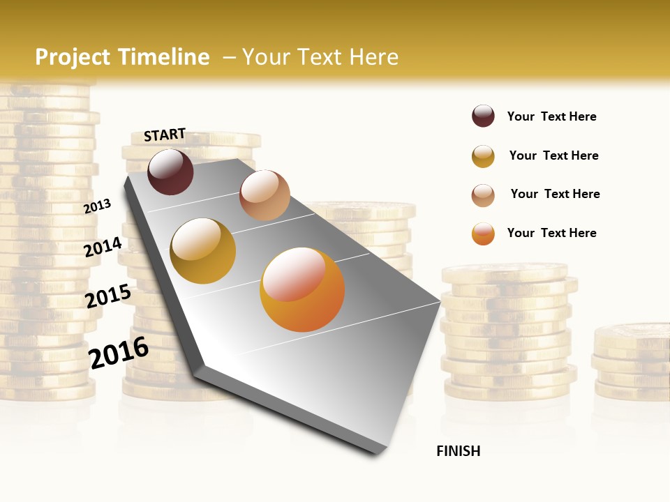 Pile Payment Group PowerPoint Template