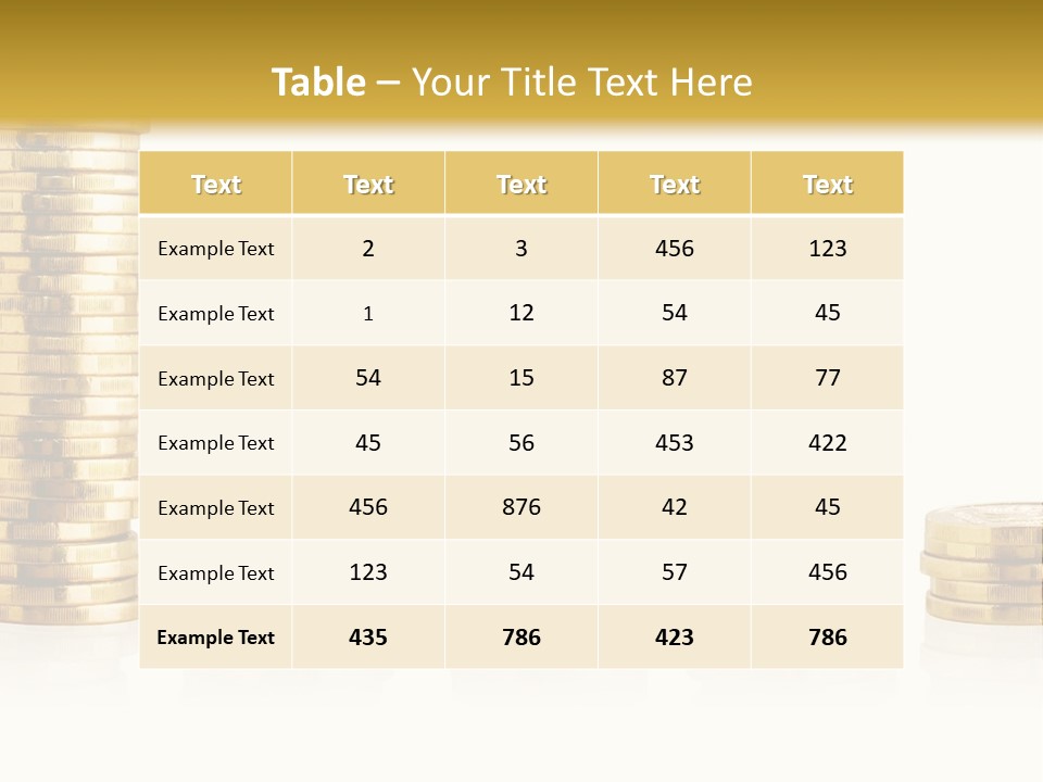 Pile Payment Group PowerPoint Template