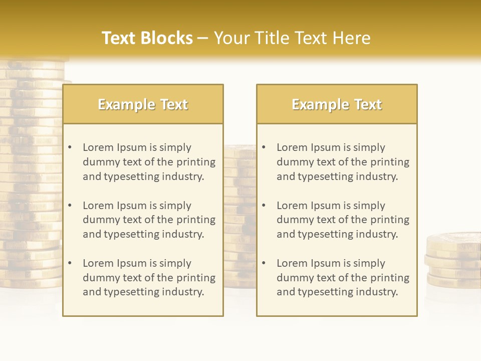 Pile Payment Group PowerPoint Template