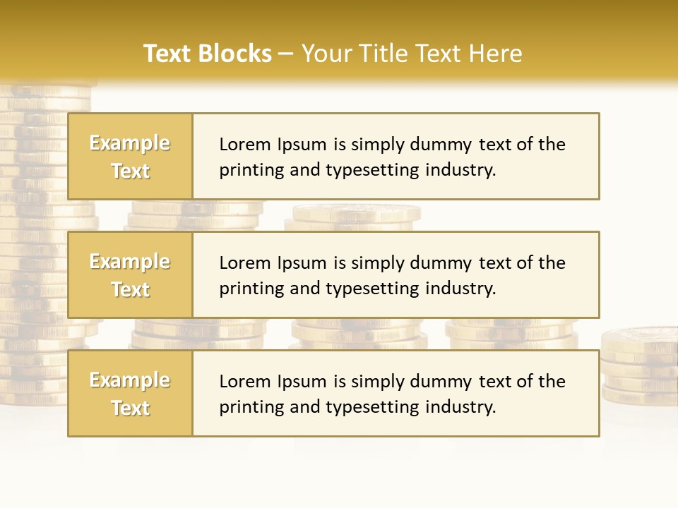 Pile Payment Group PowerPoint Template