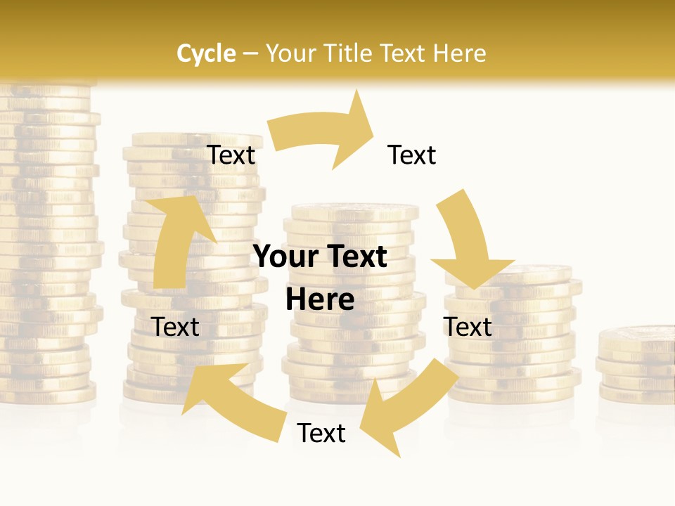 Pile Payment Group PowerPoint Template