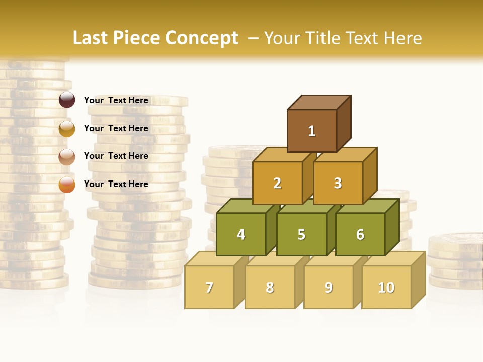 Pile Payment Group PowerPoint Template