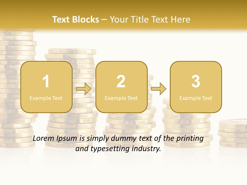 Pile Payment Group PowerPoint Template