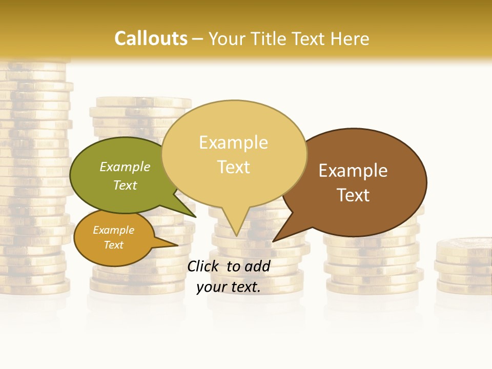 Pile Payment Group PowerPoint Template