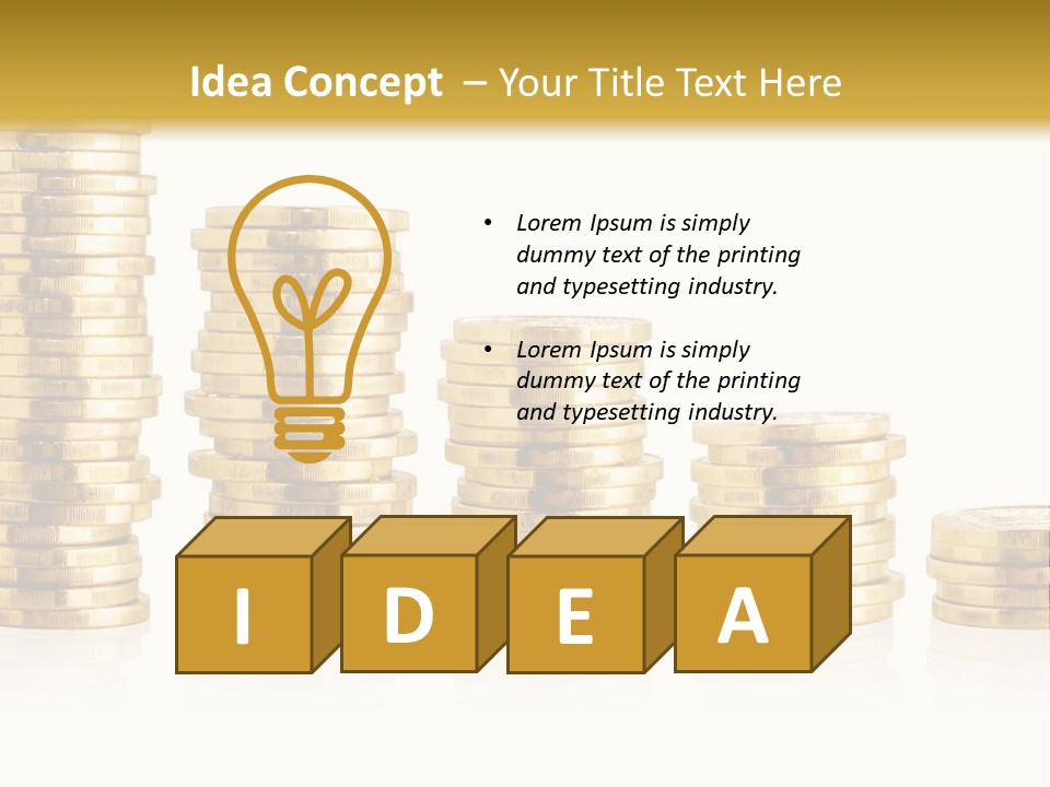 Pile Payment Group PowerPoint Template