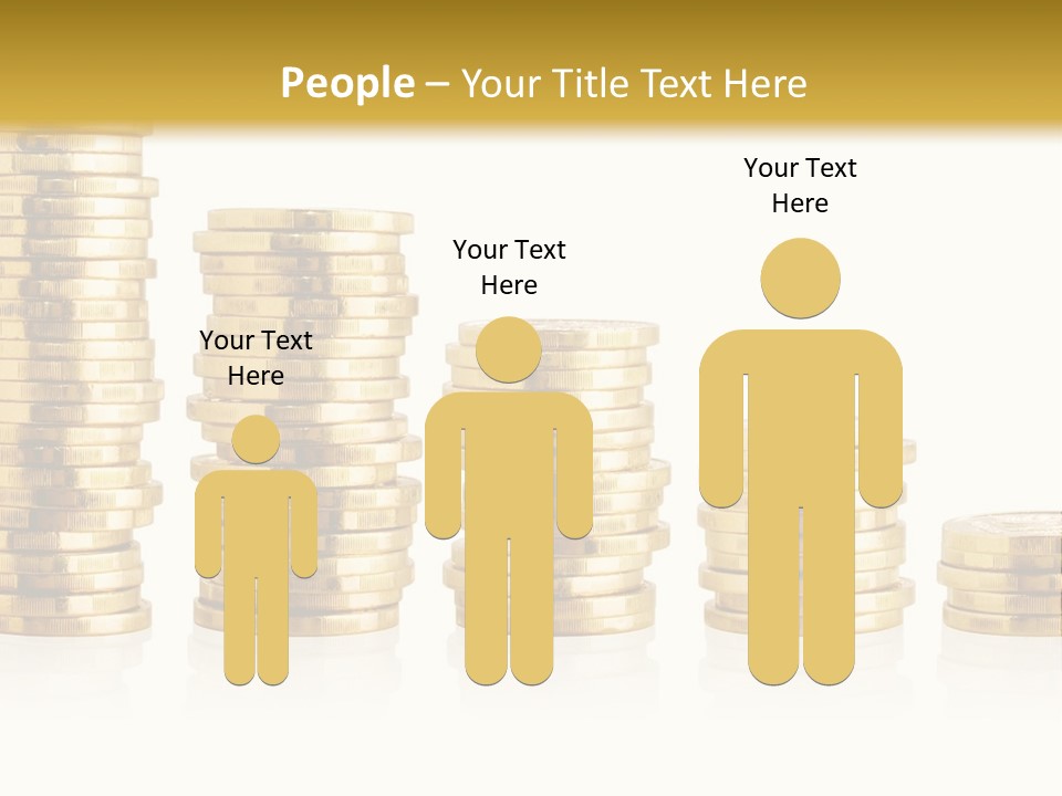 Pile Payment Group PowerPoint Template