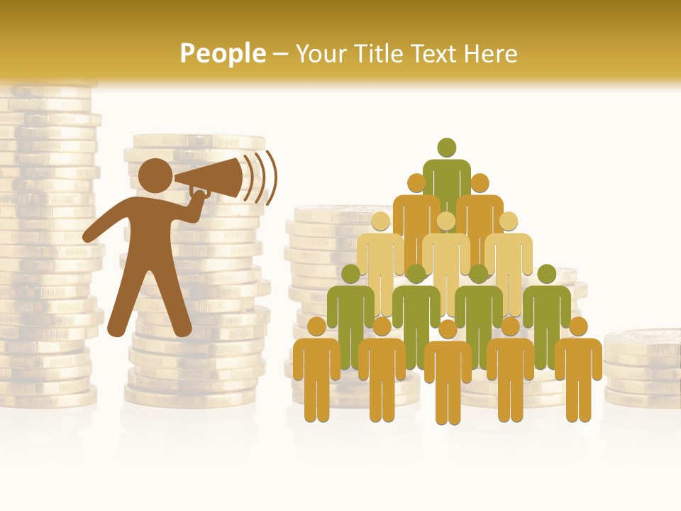 Pile Payment Group PowerPoint Template